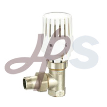 Type d&#39;angle de soupape de radiateur thermostatique en laiton